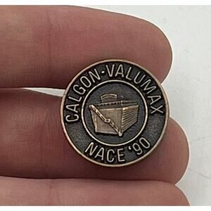 Calgon - Valumax Nace 1990 Pinback Collectible Retro Keepsake Souvenir